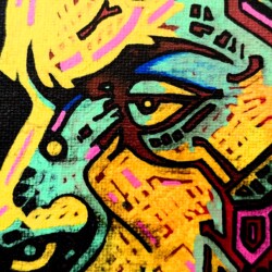 Closeup of eye detail